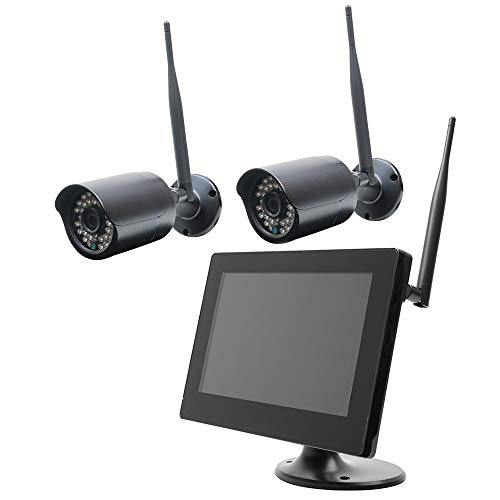 Videoüberwachungskit PNI House WIFI200L - 2 HD Wi-Fi P2P-LCD-Touchscreen von PNI