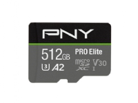 PNY PRO Elite microSDXC 512GB, 512 GB, MicroSDXC, Klasse 10, 100 MB/s, 90 MB/s, Class 3 (U3) von PNY Technologies
