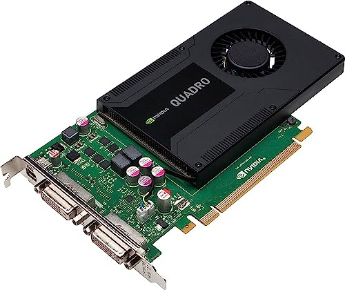NVIDIA Quadro K2000D – Grafikkarten – Quadro K2000D – 2 GB GDDR5 – PCIe 2.0 x16–2 x DVI, Mini DisplayPort, Einzelhandel von PNY