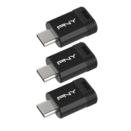 PNY Elite-X Fit Type-C USB 3.2 64GB Flash Drive - Extended Performance with up to 200MB/s Reading, Convenient Portable Data Storage, Ultra Compact Design, Type-C Connector - Pack of 3 PNY Elite-X Fit Type-C USB 3.2 64GB Flash Drive - Extended Performance with up to 200MB/s Reading, Convenient Portable Data Storage, Ultra Compact Design, Type-C Connector - Pack of 3 von PNY