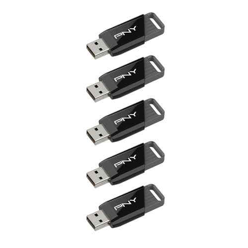 PNY 5-Pack 32GB Attaché X USB 3.2 Gen 1 Flash Drive, Extended Performance up to 130MB/s Reading, Data Storage & Transfer, Reliable Portable, Durable, Type-A, Computers, Laptops, Desktops PNY 5-Pack 32GB Attaché X USB 3.2 Gen 1 Flash Drive, Extended Performance up to 130MB/s Reading, Data Storage & Transfer, Reliable Portable, Durable, Type-A, Computers, Laptops, Desktops von PNY