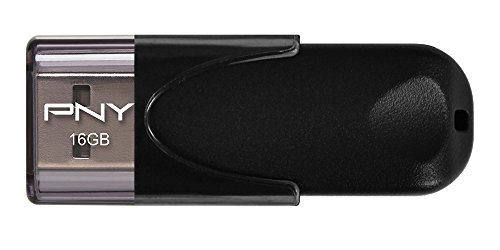 PNY Attaché 4 USB-2.0-Stick 16GB schwarz von PNY