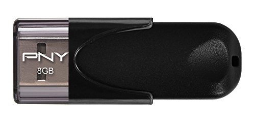 PNY Attaché 4 USB-2.0-Stick 8GB schwarz PNY Attaché 4 USB-2.0-Stick 8GB schwarz von PNY