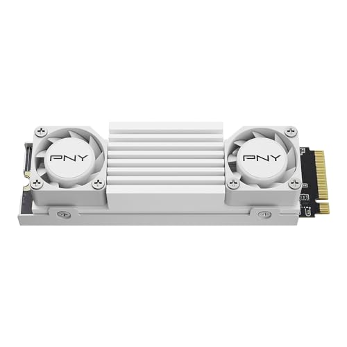PNY CS3150 2TB M.2 NVMe Internal Solid State Drive (SSD) with White Heatsink - M280CS3150HSW-2TB-RB von PNY