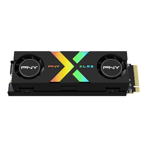 PNY CS3150 XLR8 Gaming Epic-X RGB™ 1TB M.2 NVMe Internal Solid State Drive (SSD) with RGB Heatsink - M280CS3150XHS-1TB-RB von PNY