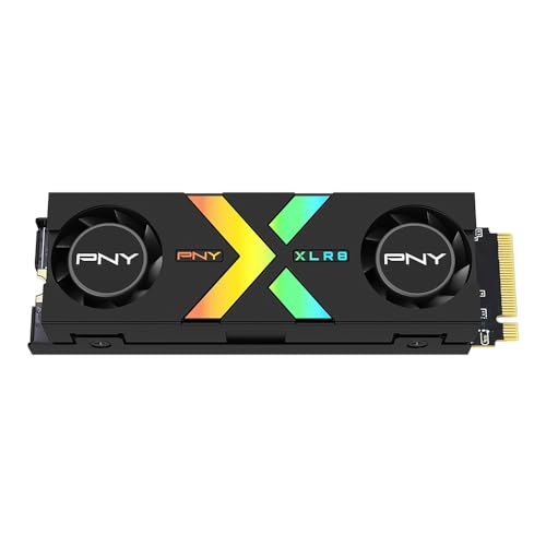 PNY CS3150 XLR8 Gaming Epic-X RGB™ 2TB M.2 NVMe Internal Solid State Drive (SSD) with RGB Heatsink - M280CS3150XHS-2TB-RB von PNY