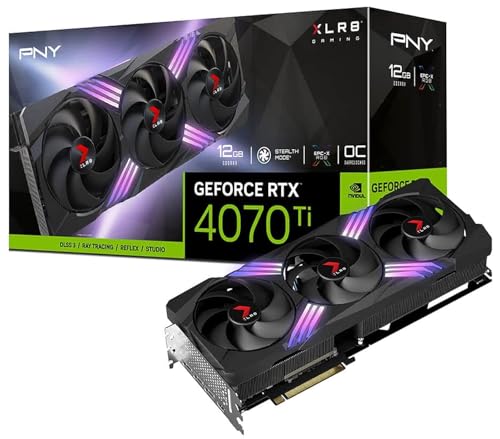 PNY Carte Graphique Nvidia GeForce RTX 4070 Ti XLR8 Gaming Verto TF OC 12Go von PNY