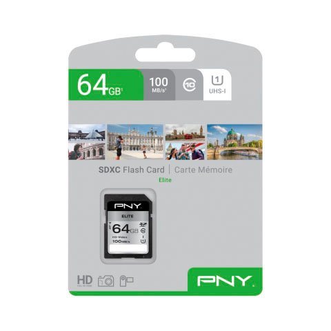 PNY Elite Speicherkarte (64 GB, UHS Class 1) von PNY