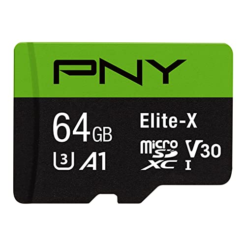 PNY Elite-X Class 10 U3 V30 microSDXC Flash-Speicherkarte (64 GB) von PNY