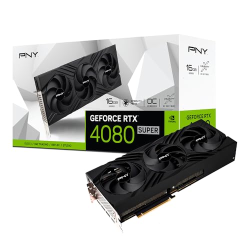 PNY GeForce™ RTX 4080 SUPER™ 16GB Verto™ Overclocked Triple Fan DLSS 3 von PNY