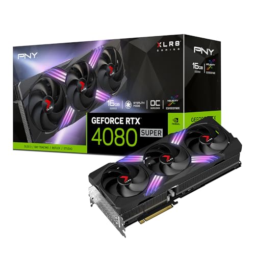 PNY GeForce™ RTX 4080 SUPER™ 16GB XLR8 Gaming Verto™ Epic-X RGB™ Overclocked Triple Fan DLSS 3 von PNY