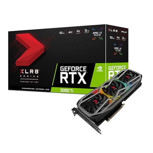 PNY GeForce RTX™ 3080 Ti 12 GB XLR8 Gaming Revel Epic-X RGB ™ Triple Fan Grafikkarte von PNY