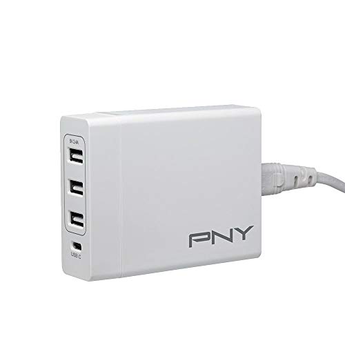 PNY Multi Fast Charger 4 anschlüsse mit USB-C Power Delivery PNY Multi Fast Charger 4 anschlüsse mit USB-C Power Delivery von PNY