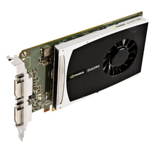 PNY NVIDIA QUADRO K2000 professionelle Grafikkarte 2 GB GDDR5 PCI-Express 2 x DVI + DP (VCQK2000DVI-PB) von PNY