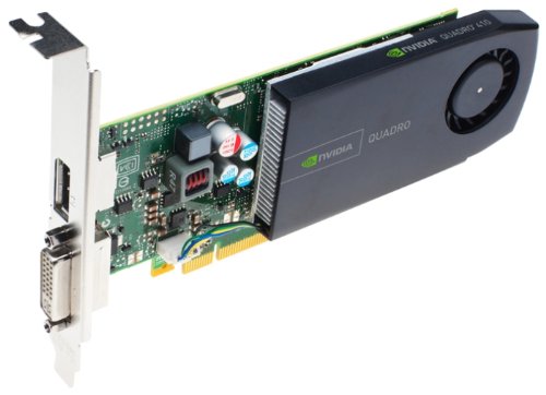 PNY Nvidia Quadro 410 Grafikkarte (512 MB, niedrig, DisplayPort) von PNY