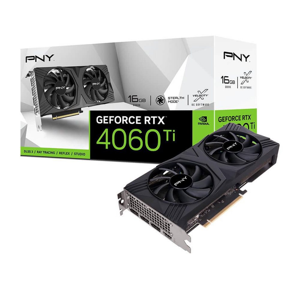 PNY PNY GeForce RTX 4060 Ti 16GB Grafikkarte PNY PNY GeForce RTX 4060 Ti 16GB Grafikkarte von PNY