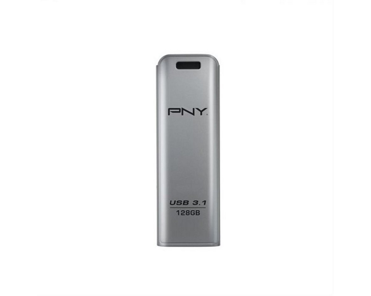 PNY PNY USB3.1 Elite Steel 3.1 USB Stick 128GB Retail USB-Stick (USB 3.1, Lesegeschwindigkeit 20 MB/s) von PNY