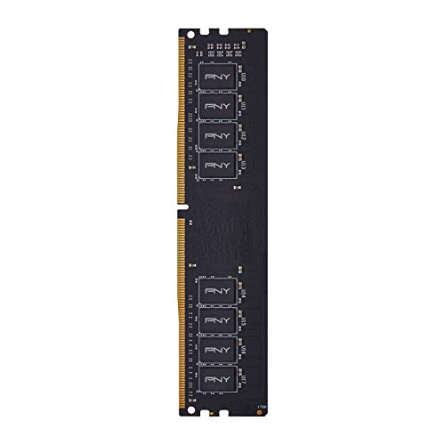 PNY Performance RAM DDR4 Desktop Memory DIMM 2666 MHz 4GB, MD4GSD42666, Schwarz von PNY