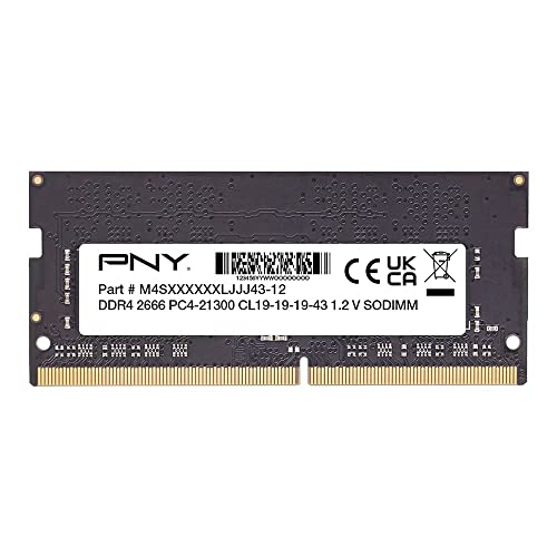 PNY Performance RAM DDR4 Notebook Memory SODIMM 2666 MHz 16GB von PNY