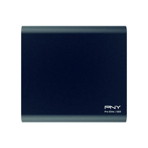 PNY Pro Elite CS2060 Color Edition 250GB USB 3.2 Gen 2 Portable SSD Typ-C Dunkelblau von PNY