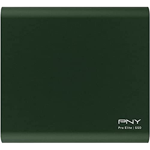 PNY Pro Elite CS2060 Color Edition 250GB USB 3.2 Gen 2 Portable SSD Type-C Dunkelgrün PNY Pro Elite CS2060 Color Edition 250GB USB 3.2 Gen 2 Portable SSD Type-C Dunkelgrün von PNY