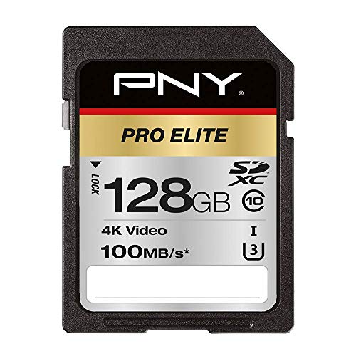 PNY Pro Elite SDXC card 128GB Class 10 UHS-I U3 100MB/s von PNY