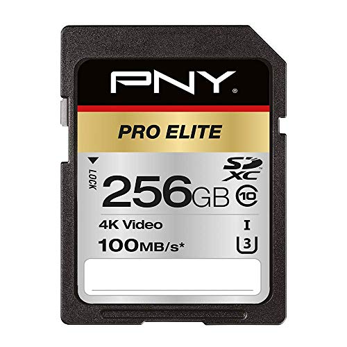 PNY Pro Elite SDXC card 256GB Class 10 UHS-I U3 100MB/s von PNY