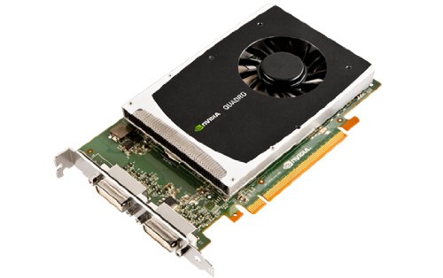 PNY Quadro 2000D Grafikkarte (PCI-e, 1024MB GDDR5 Speicher, Dual-DVI, 1 GPU) von PNY