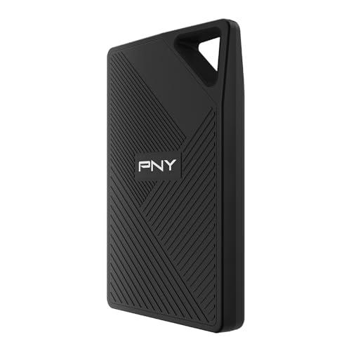 PNY RP60 2TB USB 3.2 Gen 2x2 Typ-C Portable SSD - 2.000MB/s Lesegeschwindigkeit (PSD0CS3060-2TB-RB) von PNY