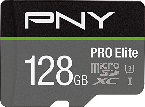 PNY U3 Pro Elite MicroSD Karte – 64 GB – p-sdu64gu395proe-ge schwarz 128 GB von PNY