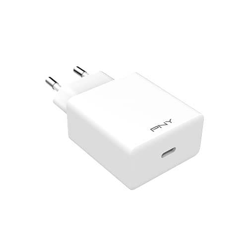 PNY USB-C Wandladegerät 20W, Fast Charge Power Delivery 3.0, ideal für iPhone 12/12 Pro/12 Pro Max/12 Mini und andere kompatible USB-C-betriebene Telefone PNY USB-C Wandladegerät 20W, Fast Charge Power Delivery 3.0, ideal für iPhone 12/12 Pro/12 Pro Max/12 Mini und andere kompatible USB-C-betriebene Telefone von PNY