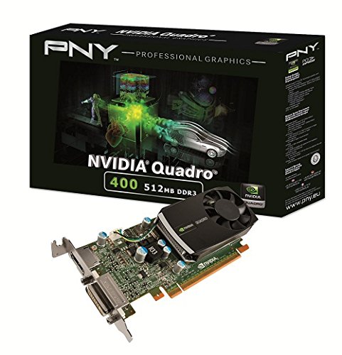 PNY VCQ400BLK-1 Quadro 400 0.5GB GDDR3 Grafikkarte von PNY