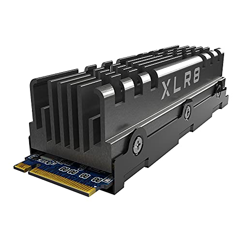 PNY XLR8 CS3040 M.2 NVMe Gen4 x4 Internal Solid State Drive (SSD) mit Heatsink 1TB, Lesegeschwindigkeit bis zu 5600 MB/s, Schreibgeschwindigkeit bis zu 4300 MB/s, M280CS3040HS-1TB-RB von PNY