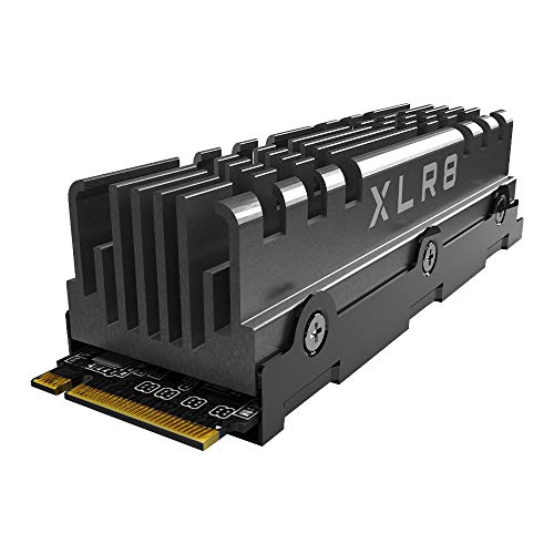 PNY XLR8 CS3140 M.2 NVMe Gen4 x4 Internal Solid State Drive (SSD) mit Heatsink 1TB, Lesegeschwindigkeit bis zu 7500 MB/s, Schreibgeschwindigkeit bis zu 5650 MB/s von PNY