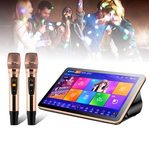 POCDOKYZ 18,5-Zoll-Karaoke-Player mit 2 drahtlosen UHF-Mikrofonen, DSP-Tuning, schnellem Setup, mobiler Fernbedienungssteuer,4TB POCDOKYZ 18,5-Zoll-Karaoke-Player mit 2 drahtlosen UHF-Mikrofonen, DSP-Tuning, schnellem Setup, mobiler Fernbedienungssteuer,4TB von POCDOKYZ