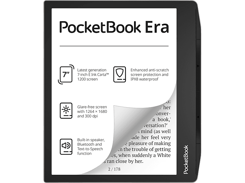 POCKETBOOK Era 16 GB Stardust Silver eReader von POCKETBOOK