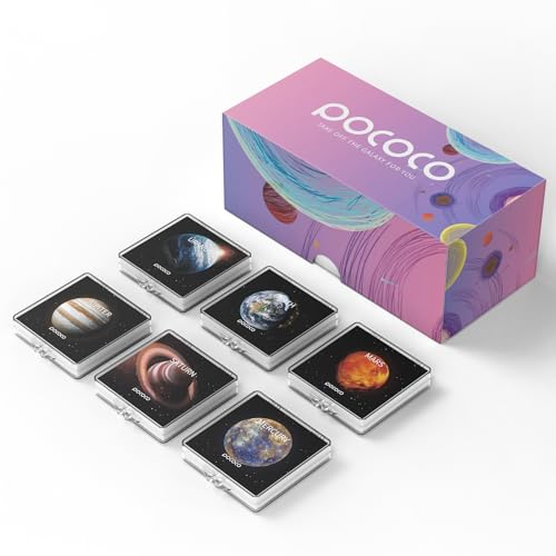 Realistic Discs for POCOCO Galaxy Home Planetarium Projector, 5k Ultra HD, 6 Pieces (Without Projector) (Solar System) von POCOCO