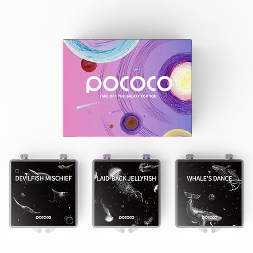 Realistische Scheiben Deep Sea Marvels - Discs für POCOCO Galaxy Lite Star Projector Home Planetarium, 5k Ultra HD, 3 Stück (Deep Sea Marvels - 3 Discs ohne Projektor) von POCOCO