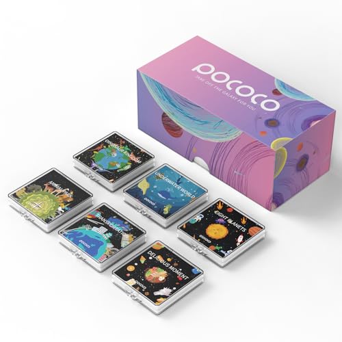 Realistische Scheiben Kinder's Ecke - Discs für POCOCO Galaxy Lite Star Projector Home Planetarium, 5k Ultra HD, 6 Stück (Kinder's Ecke - 6 Discs ohne Projektor) von POCOCO