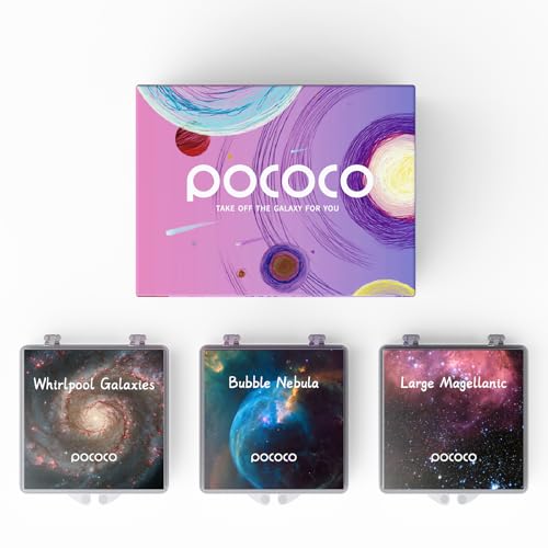 Realistische Scheiben Nebula - Discs für POCOCO Galaxy Lite Star Projector Home Planetarium, 5k Ultra HD, 3 Stück (Nebula - 3 Discs ohne Projektor) von POCOCO