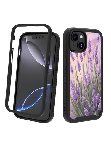 POCOOA Kompatibel mit iPhone 14 / iPhone 13 Hülle – robuste Ganzkörper-Schutzhülle für Damen und Mädchen, zweilagig, stoßfest, robuste Handyhülle, Lila Lavendel Blume 049 POCOOA Kompatibel mit iPhone 14 / iPhone 13 Hülle – robuste Ganzkörper-Schutzhülle für Damen und Mädchen, zweilagig, stoßfest, robuste Handyhülle, Lila Lavendel Blume 049 von POCOOA