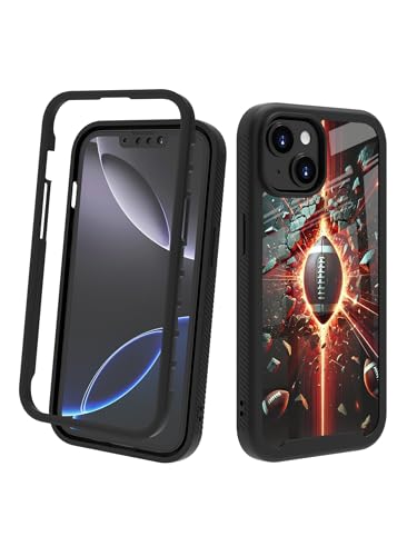 POCOOA Kompatibel mit iPhone 14 / iPhone 13 Hülle – robuste Ganzkörper-Schutzhülle für Jungen und Herren, doppellagig, stoßfest, robuste Handyhülle, cooles Rugby American Football 107 POCOOA Kompatibel mit iPhone 14 / iPhone 13 Hülle – robuste Ganzkörper-Schutzhülle für Jungen und Herren, doppellagig, stoßfest, robuste Handyhülle, cooles Rugby American Football 107 von POCOOA