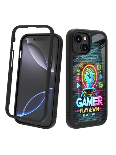 POCOOA Kompatibel mit iPhone 14 / iPhone 13 Hülle – robuste Ganzkörper-Schutzhülle für Jungen und Herren, doppellagig, stoßfest, strapazierfähig, Game Play Win 114 POCOOA Kompatibel mit iPhone 14 / iPhone 13 Hülle – robuste Ganzkörper-Schutzhülle für Jungen und Herren, doppellagig, stoßfest, strapazierfähig, Game Play Win 114 von POCOOA
