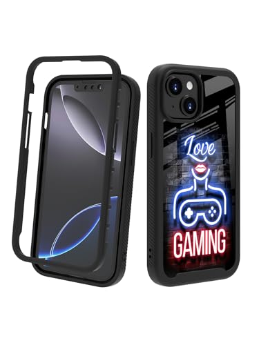 POCOOA Kompatibel mit iPhone 14 / iPhone 13 Hülle – robuste Ganzkörper-Schutzhülle für Jungen und Herren, doppellagig, stoßfest, strapazierfähig, Love Gaming 147 POCOOA Kompatibel mit iPhone 14 / iPhone 13 Hülle – robuste Ganzkörper-Schutzhülle für Jungen und Herren, doppellagig, stoßfest, strapazierfähig, Love Gaming 147 von POCOOA