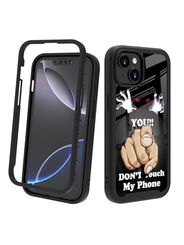 POCOOA Kompatibel mit iPhone 14 / iPhone 13 Hülle – robuste Ganzkörper-Schutzhülle für Jungen und Kinder, Herren, doppellagig, stoßfest, robuste Handyhülle – Don't Touch My Phone 072 POCOOA Kompatibel mit iPhone 14 / iPhone 13 Hülle – robuste Ganzkörper-Schutzhülle für Jungen und Kinder, Herren, doppellagig, stoßfest, robuste Handyhülle – Don't Touch My Phone 072 von POCOOA
