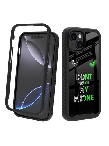 POCOOA Kompatibel mit iPhone 14 / iPhone 13 Hülle – robuste Ganzkörper-Schutzhülle für Jungen und Kinder, Herren, doppellagig, stoßfest, robuste Handyhülle – Don't Touch My Phone 080 POCOOA Kompatibel mit iPhone 14 / iPhone 13 Hülle – robuste Ganzkörper-Schutzhülle für Jungen und Kinder, Herren, doppellagig, stoßfest, robuste Handyhülle – Don't Touch My Phone 080 von POCOOA