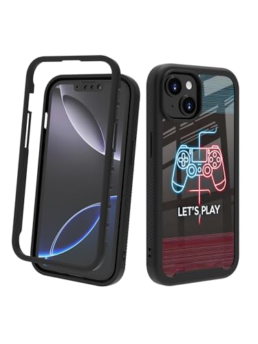 POCOOA Kompatibel mit iPhone 14 / iPhone 13 Hülle – robuste Ganzkörper-Schutzhülle für Jungen und Kinder, Herren, doppellagig, stoßfest, robuste Handyhülle – Let's Play Game 110 POCOOA Kompatibel mit iPhone 14 / iPhone 13 Hülle – robuste Ganzkörper-Schutzhülle für Jungen und Kinder, Herren, doppellagig, stoßfest, robuste Handyhülle – Let's Play Game 110 von POCOOA