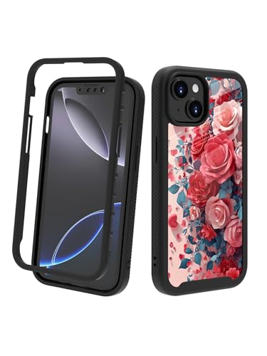 POCOOA Kompatibel mit iPhone 14 / iPhone 13 Hülle: Robuste Ganzkörper-Schutzhülle für Damen und Mädchen, zweilagig, stoßfest, strapazierfähig, rote Rose, Blume, ästhetisch 008 POCOOA Kompatibel mit iPhone 14 / iPhone 13 Hülle: Robuste Ganzkörper-Schutzhülle für Damen und Mädchen, zweilagig, stoßfest, strapazierfähig, rote Rose, Blume, ästhetisch 008 von POCOOA