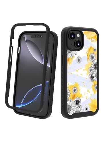 POCOOA Kompatibel mit iPhone 14 / iPhone 13 Hülle: Robuste Ganzkörper-Schutzhülle für Frauen und Mädchen, zweilagig, stoßfest, strapazierfähig, Ölgemälde, Graffiti-Sonnenblume 038 POCOOA Kompatibel mit iPhone 14 / iPhone 13 Hülle: Robuste Ganzkörper-Schutzhülle für Frauen und Mädchen, zweilagig, stoßfest, strapazierfähig, Ölgemälde, Graffiti-Sonnenblume 038 von POCOOA