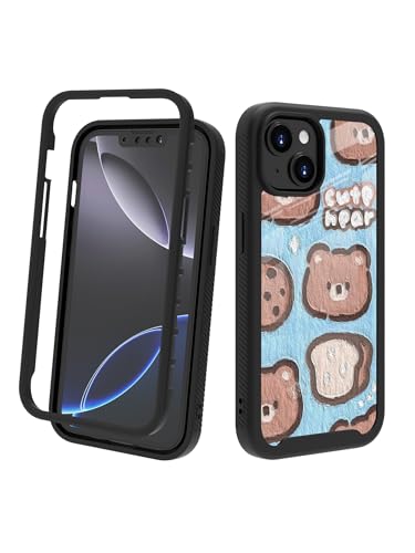 POCOOA Kompatibel mit iPhone 14 / iPhone 13 Hülle: Robuste Ganzkörper-Schutzhülle für Frauen und Mädchen, zweilagig, stoßfest, strapazierfähig, niedlicher Cartoon-Brotbär 022 POCOOA Kompatibel mit iPhone 14 / iPhone 13 Hülle: Robuste Ganzkörper-Schutzhülle für Frauen und Mädchen, zweilagig, stoßfest, strapazierfähig, niedlicher Cartoon-Brotbär 022 von POCOOA